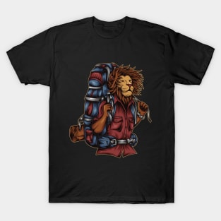 Cool lion conqueror of nature T-Shirt